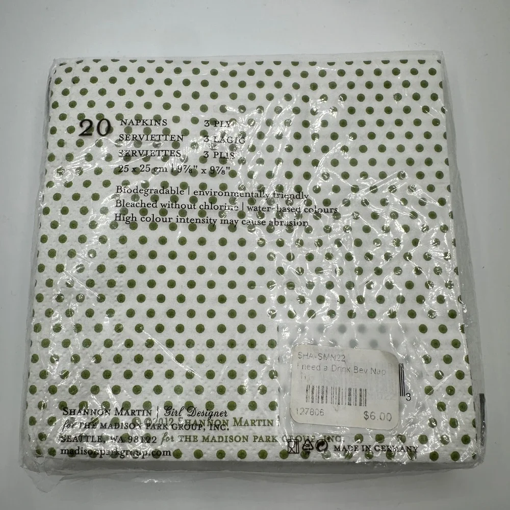 Shannon Martin Girl Designer You Look Like I Need A Drink Cocktail Napkins 20ct